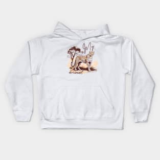 Cheetah Spirit Animal Kids Hoodie